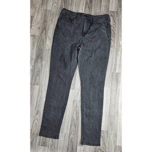 Seven 7 Womens Size 8 Pockets Skinny Grey Black Denim Jeans